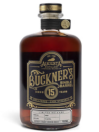 Augusta Distillery Buckner's 15 Year Old (BuffTurkey) Single Barrel 57.9% Cask Strength Kentucky Straight Bourbon Whiskey 750mL